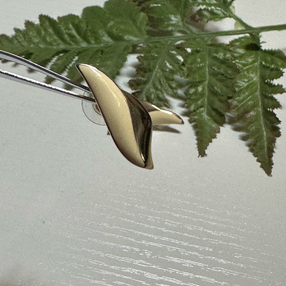 Two Tone Earrings - Picture 5 of 6